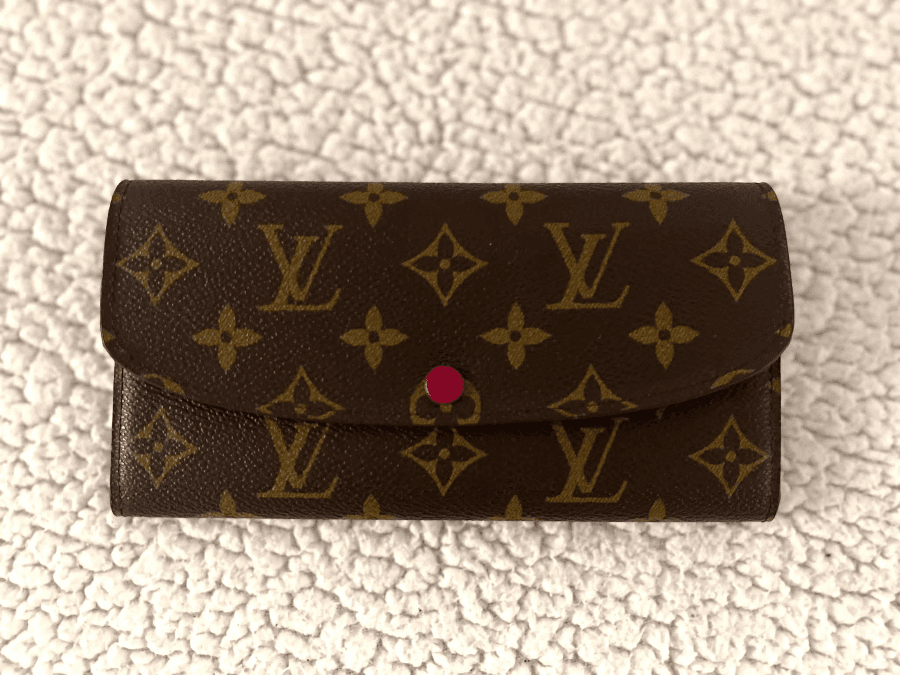 LOUIS VUITTON Emilie Wallet, Monogram Canvas