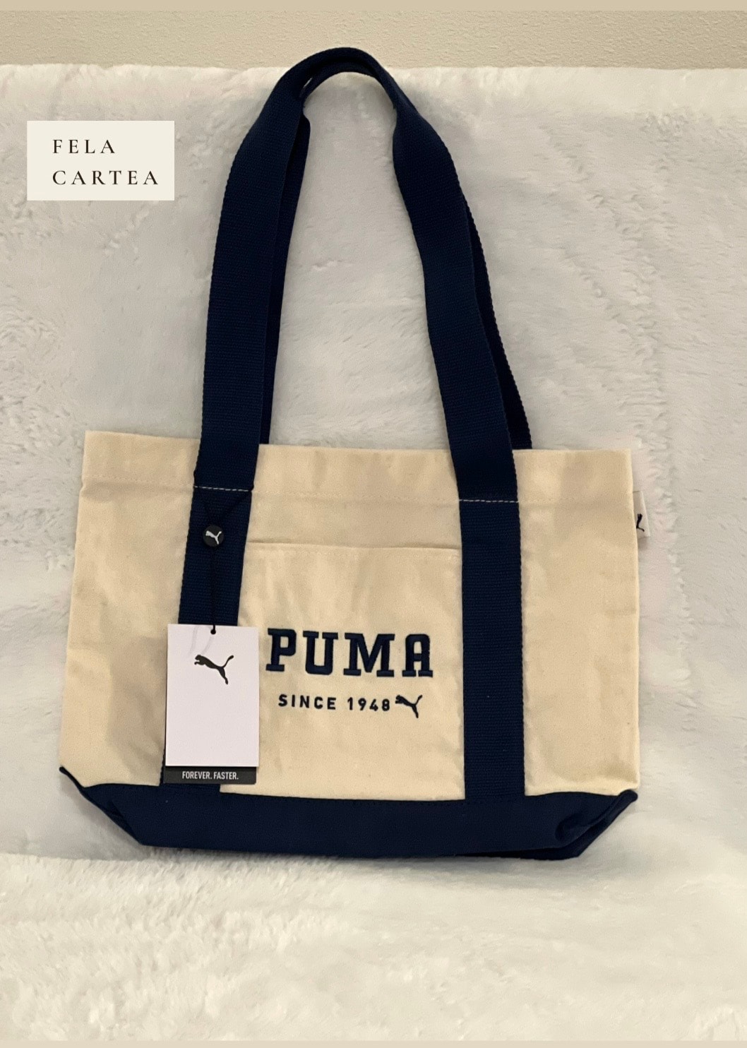 PUMA Mini Canvas Tote Bag